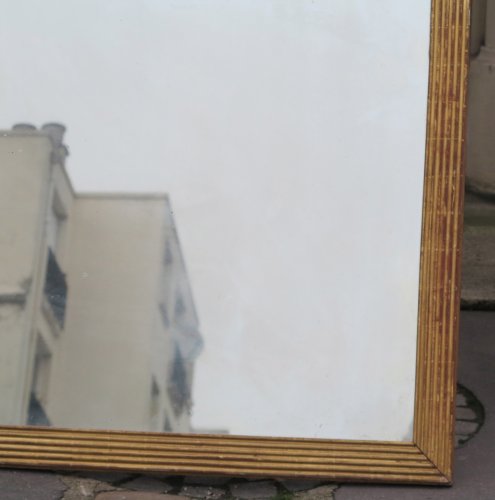 XVIIIe siècle - Miroir à canaux plats fin XVIIIe siècle