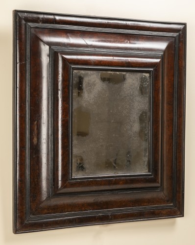 Miroir en bois de placage, Hollande 17e siècle - Miroirs, Trumeaux Style Louis XIII