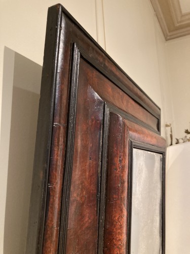 Miroir en bois de placage, Hollande 17e siècle - AJ Antiquités