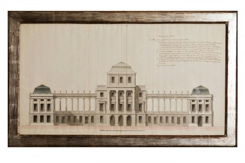 Dessin d'architecture projet de façade, 1771