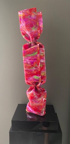 Laurence Jenkell - “Jenk” Wrapping Bonbon Pêche Melba - Sculpture Style 