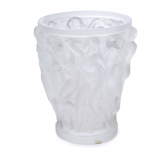 Verrerie, Cristallerie  - Lalique France - Vase "Bacchantes"