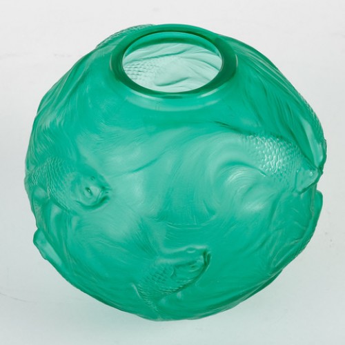 René Lalique - Vase Formose, teinté vert 1924 - Alexia Say