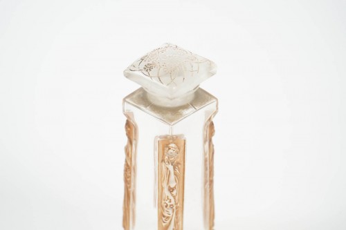 Verrerie, Cristallerie  - René Lalique Flacon "Ambre D'Orsay"