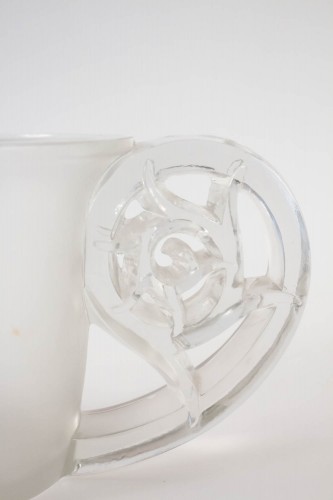 René Lalique Vase "Pierrefonds" - Verrerie, Cristallerie Style 