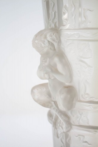  - Paire de Lampes par Marc Lalique"Putti"