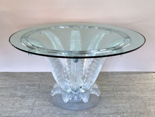 Table en Cristal de Lalique, modèle Cactus - 