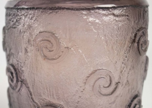Daum Vase Art Déco Améthyste - Verrerie, Cristallerie Style 