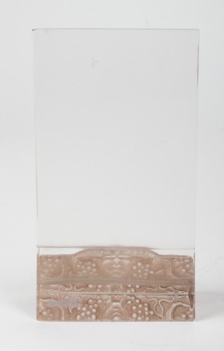 Verrerie, Cristallerie  - René Lalique - 4 Porte-menu "Faune"
