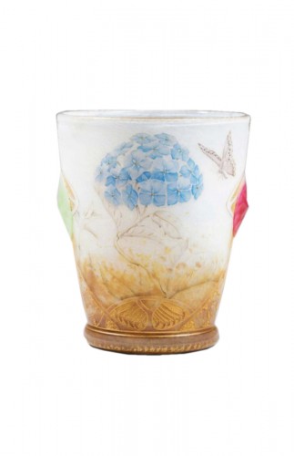 Daum Nancy - Vase Modèle "Hydrangeas "