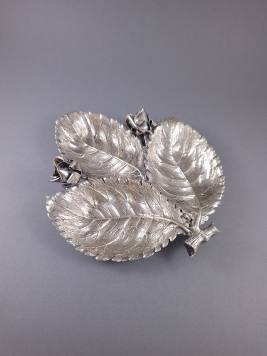Buccellati - Coupelle feuilles en argent massif - Argenterie et Orfèvrerie Style 