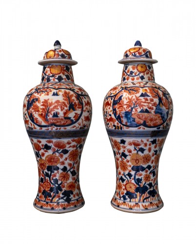 Paire de vases en porcelaine de Chine