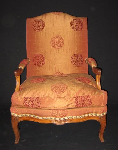 Paire de fauteuils "coin de feu" d'époque Louis XV - Anne Besnard