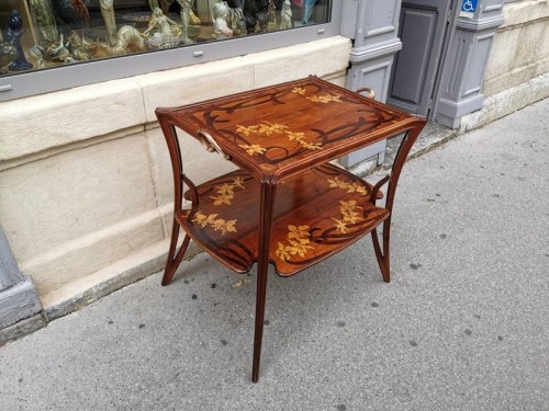 Majorelle - Table à thé "Aux Orchidées" - Mobilier Style Art nouveau