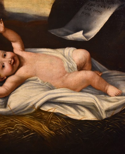 XVIIe siècle - Enfant Jésus, peintre lombard actif au XVIIe siècle