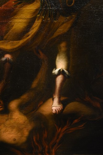 XVIIe siècle - Saint Michel Archange, Giuseppe Marullo (Naples 1615 - 1685)