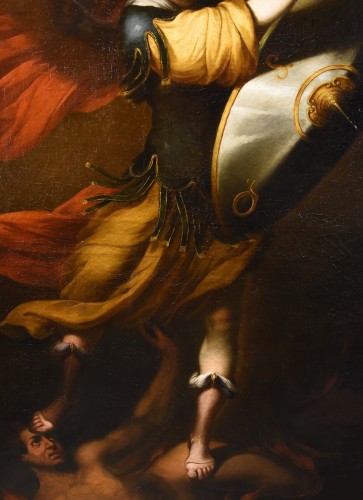 Antiquités - Saint Michel Archange, Giuseppe Marullo (Naples 1615 - 1685)