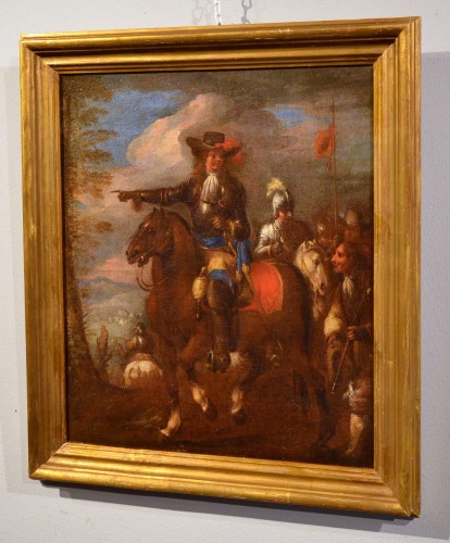 XVIIe siècle - Chevaliers en reconnaissance avant la bataille - Christian Reder Dit Monsù Leandro