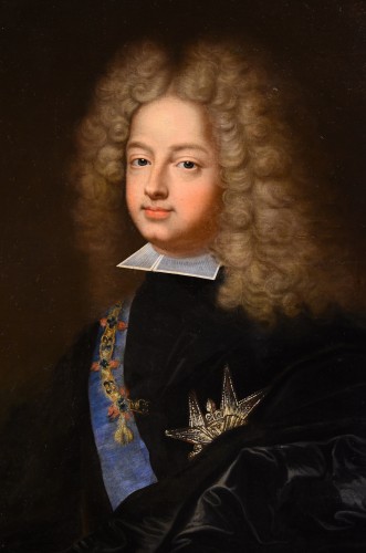 Tableaux et dessins Tableaux XVIIIe siècle - Portrait de Philippe V d'Espagne, attribuable à Hyacinthe Rigaud