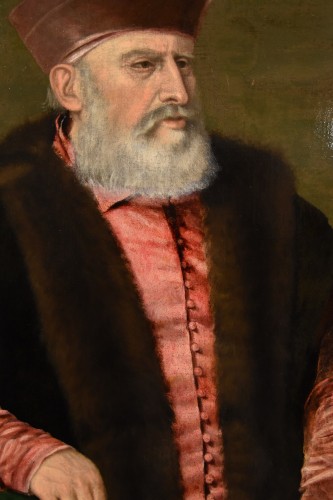 Portrait d'un notable, atelier de Giovanni Battista Moroni (1522-1579) - Antichità Castelbarco