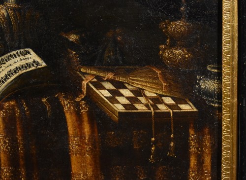 Nature morte aux vanités - Cercle de Francesco Noletti (1611 -  1654) - Louis XIV