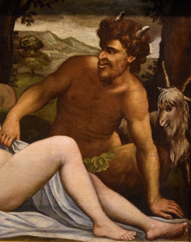 Vénus et Cupidon, Atelier de Palma Il Giovane (1544 - 1628) - Antichità Castelbarco