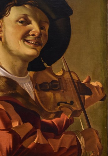Joueur de Violon, atelier de Hendrick Ter Brugghen (1588-1629) - Louis XIII
