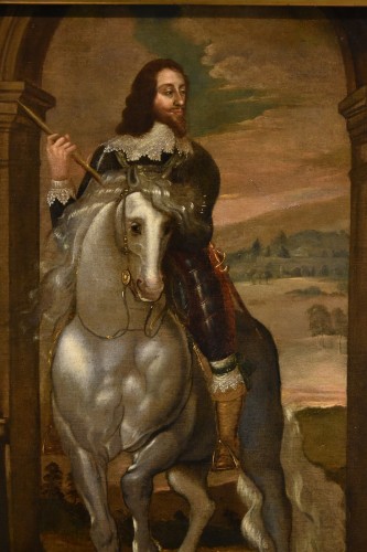 XVIIe siècle - Charles Ier Roi d'Angleterre, école flamanede du 17e siècle