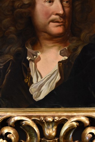 XVIIIe siècle - Portrait du peintre Charles de La Fosse (1636-1716)