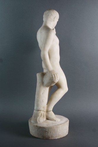Harpocrate, en marbre Néoclassique 18e - Transition