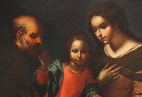 Giovanni Andrea de Ferrari (Genes, 1598-1669) - La Sainte Famille - Tableaux et dessins Style 