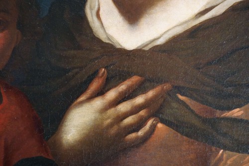 - Giovanni Andrea de Ferrari (Genes, 1598-1669) - La Sainte Famille