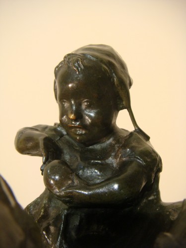 Bronze  de Léonardo Bistolfi (1859-1933) - Antiquaires Balzeau & Brion