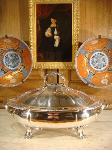 Odiot - Légumier ovale en Argent massif - Argenterie et Orfèvrerie Style Napoléon III