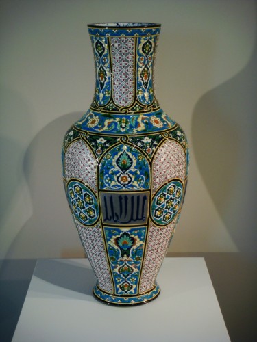 Napoléon III - Grand Vase en céramique Inspiration Orientale - Jules Vieillard Bordeaux