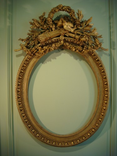 Claude Infroit - Cadre en bois doré d'époque Louis XVI - Objet de décoration Style Louis XVI