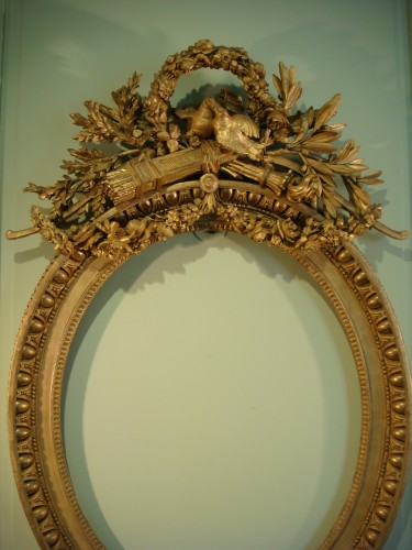 Objet de décoration  - Claude Infroit - Cadre en bois doré d'époque Louis XVI