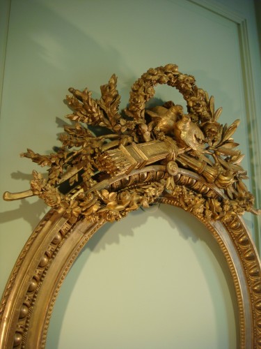 Claude Infroit - Cadre en bois doré d'époque Louis XVI - Antiquaires Balzeau & Brion