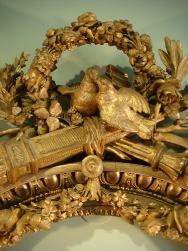 Antiquités - Claude Infroit - Cadre en bois doré d'époque Louis XVI