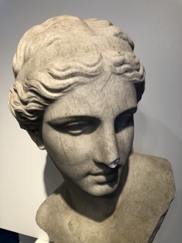 Sculpture Sculpture en Marbre - Buste en marbre vers 1800 Cesi Juno