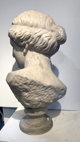Buste en marbre vers 1800 Cesi Juno - Antiques Prové