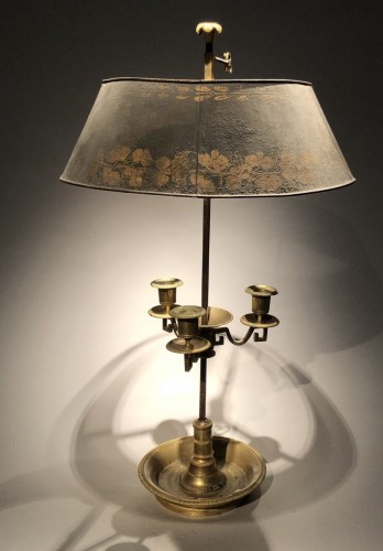 Antiquités - Lampe bouillotte d'époque fin 18e