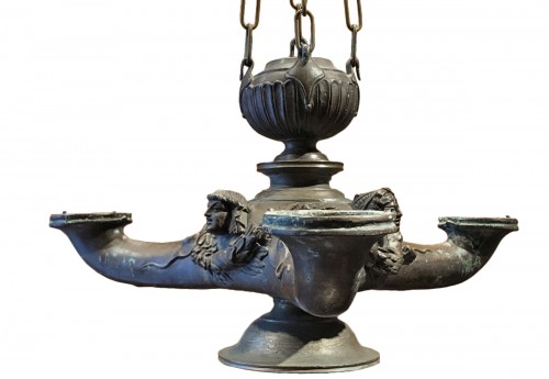 Lampe à huile réalisée par Chiurazzi & Fils vers 1910