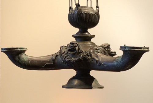 XXe siècle - Lampe à huile réalisée par Chiurazzi & Fils vers 1910