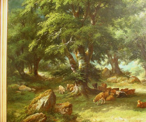 Antiquités - Paire de paysages - Pélegry fin XIXe siècle