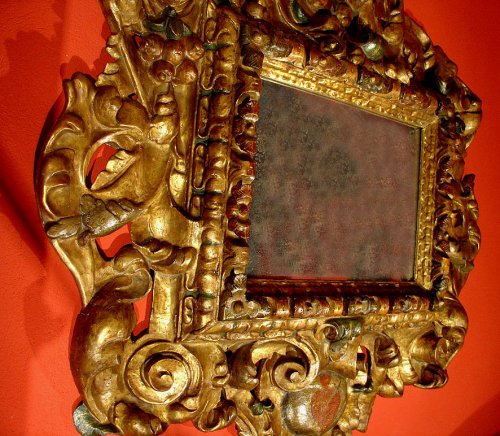 XVIIe siècle - Miroir Espagnol XVIIe Baroque