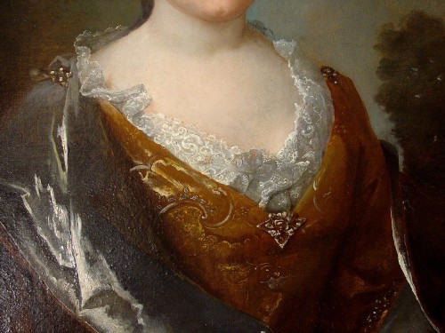 Portrait de femme fin 17e siècle - Louis XIV
