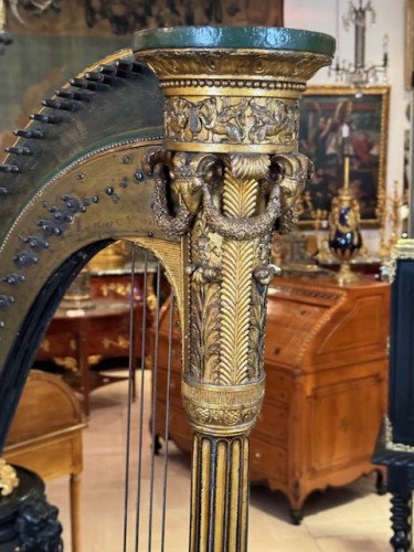 Antiquités - Harpe par Sébastien Erard époque Restauration