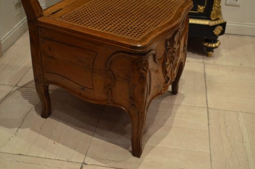 Chaise de commodité d'époque Louis XV - Antiquités Paul Azzopardi