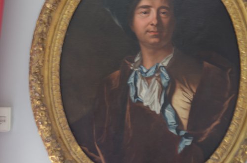 Louis XV - Portrait XVIIIe représentant Mr De Bernard le Bovier De  Fontenelle